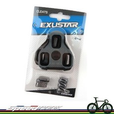 EXUSTAR 自行車卡鞋扣片 公路車卡踏板, 灰色, 1個