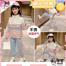 賣場新品女童套裝中大童女童衣服褲子女童春裝2025新款套裝網紅洋氣兒童運動兩件套中大童小女孩衣服潮