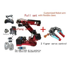 2KG 하중 6 자유도 로봇 팔 스테퍼 모터 포함 데스크탑 AR3 AR4 AI 프로젝트 훈련용 ROS 기계, AR4 Full set, A