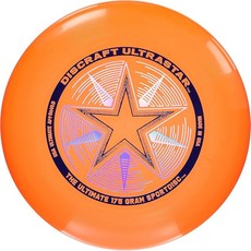 랭스 재팬 RANGS 울트라 스타 2 오렌지 175g 직경 27cm 궁극적 인 스포츠 디스크 일본 플라잉 디스크 협회 세계 플라잉 디스크 연맹 공인, 1개, 상세페이지 참조