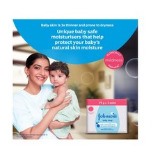 Johnson's Baby Soap with Naturally Derived Glycerin | Mild Soap, 75g