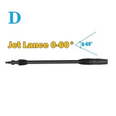 압력 와셔 랜스 교체 분무기 자동차 청소 빠른 연결 해제 시스템을 갖춘 워터 제트, 색상: 1. D