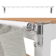 홈던트하우스 커튼 세트, 커튼봉세트 W700(커튼 미포함)