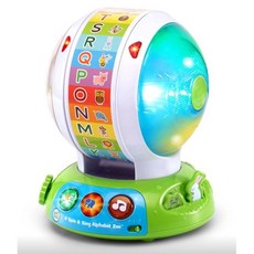 LeapFrog 跳跳蛙 旋轉動物字母ABC 學習玩具 兒童英語玩具 安全玩具 幼兒玩具, 1個, Multicolor