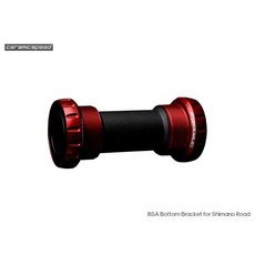 CERAMICSPEED BSA Shimano Road 五通軸承, 1個, 標準版本-紅色