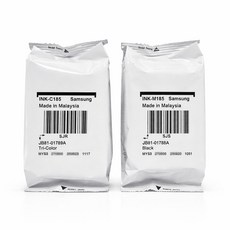 정품/번들 삼성 INK-C185 INK-M185 SL-J1680 잉크검정칼라셋트, 벌크정품세트  SLJ1680용, 1개
