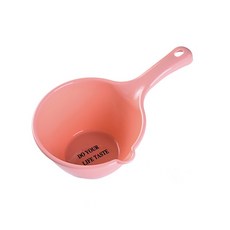 Baby童衣 加厚洗澡水瓢 蔬果清洗瓢盆 手握式清潔瓢 清潔小臉盆 寶寶洗澡必備, 粉色水瓢, 1個