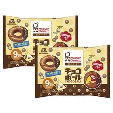 MORINAGA 森永 巧克力球 Mr. Donuts 巧克力百香果口味 9入, 2個, 82g