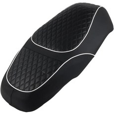 KSIGJNBZ 모터사이클 시트 커버 부품 방수 쿠션 가드 보호 먼지 케이스 가죽 H&OND&A NS125LA NS125 LA 액세서리용, Black