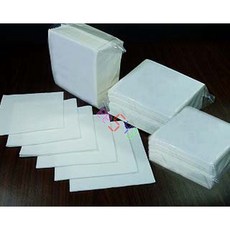 水針不織布擦拭布 9*9*300張 20公分冷刀裁切 無塵室一次性擦拭紙 - 適用於螢幕 光碟 樂器, 1個