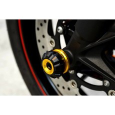 Ridea Z300 忍者300 機車後輪柱/前輪柱/防倒球/防摔球, 紅,後輪柱