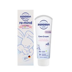 sanosan 珊諾 baby re:mind極潤潤膚霜 100ml，溫和保濕，舒緩乾燥，寶寶肌膚的理想選擇, 1個, 100ml