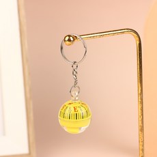스테인레스 스틸 미니 고정 블레이드 칼 작은 야외 캠핑 휴대용 EDC 키 체인 생존을위한 손 도구, 01 Yellow CG005