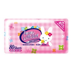 康乃馨 寶寶潔膚濕巾 兔子補充包 80片, 1個