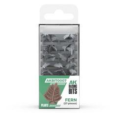 蕨類植物模型場景配件 迷你盆栽裝飾 DIY模型製作材料 仿真植物擺件, 1個