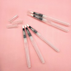 수채화붓 플랫형 붓펜 6mm 미술용필기류