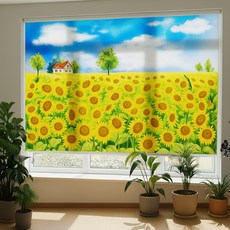 롤스크린 블라인드 창문 거실 베란다 그림 실사 블루밍 100종