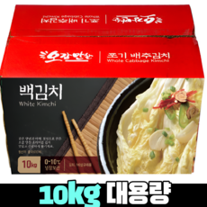 오감만찬 대용량 업소용 백김치 HACCP 인증 수입산, 10kg, 1개, 백김치(박스포장)