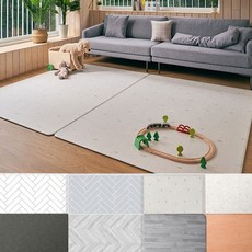 Kormat 에코 PVC 양면 거실매트 140x200x1.2cm놀이매트 카페트매트 층간소음매트 바닥매트, 5.쪽마루우드