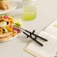 에디슨 주니어 스텐 젓가락, 아이보리 EC1264, 1개