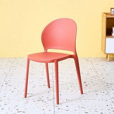 塑料椅子 化妝臺椅子 餐桌椅子, 紅色,51*38*82CM, 1個
