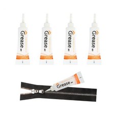 금속 및 플라스틱 지퍼를 위한 4팩 스냅 & 지퍼 윤활유 방수 윤활제 의류 잠수복 보트 케어 해양 여행 캠핑 드라이수트 기어백에 이상적인 범용 그리스 왁스, 금속 및 플라스틱 지퍼를 위한 4팩 스냅 & 지퍼 윤활