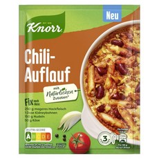 Knorr 노르 픽스 향신료 혼합 칠리 캐서롤 맛있는 파스타 캐서롤을 위한 향미 증진 첨가제 없음 33g 1개, Chili