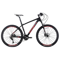소니아 라피드79 시마노 데오레 27.5인치 산악 MTB 자전거, 17.5인치 블랙레드 미조립, 1개, 180cm