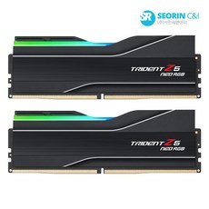 [서린공식] 지스킬 DDR5 6000 CL30 TRIDENT Z5 NEO RGB J 블랙 패키지 32GB(16Gx2)