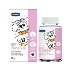 펫또마망 강아지 피부 영양제 피부 건강에 도움 80g 1개, 피부/피모, 1세트