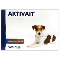 벳플러스 액티베이트 소형견 10kg 미만 강아지 영양제, 60회분, 면역/항산화, 1개