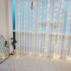 [투명선 세트] LED 은하수전구 100구 + 전원케이블 SET 크리스마스 조명 전구, 흰색, 1개