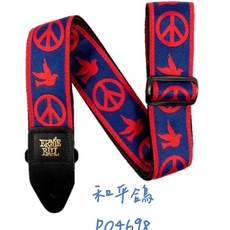 ERNIE BALL P04698 和平鴿 JACQUARD系列 吉他/貝斯背帶, 1個