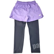 [국내매장판] 뉴발란스키즈 여아 어린이 래쉬가드 레깅스 라벤더