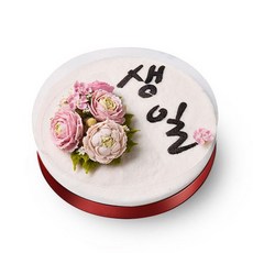 [떡보의하루 본사] 떡케이크 앙금백설기케익(생일) 전국150여개 매장 직접배달, 2.3kg, 1개