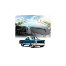 CARTIST 그레이 대시 커버 1997-2000 쉐보레 실버라도/GMC 시에라 C/K 1500 2500 3500&1997-1999 GMC 유콘/쉐보레 타호 폴리에스터 대시보드, CARTIST 그레이 대시 커버 1997-2000 쉐보