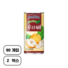 썬키스트 우리배 175ml, 180개