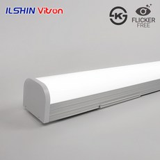 비츠온 LED 일자 주차장등 60W 1200mm 고효율급 다용도등 플리커프리, 1개, 주광색