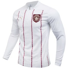 푸마 긴팔 맨체스터 시티 프리매치 1/4 짚 탑_77915677