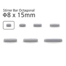 8파이×15m 팔각 교반자석 마그네틱바 교반기 자석 연구실 시료 도구 실험용 화학 용액