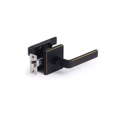 100% (주)정화테크 KS인증 항균 방문손잡이 도어락 고급사각 변색없는 니켈도금 시공편리, JH2600GD, 1개