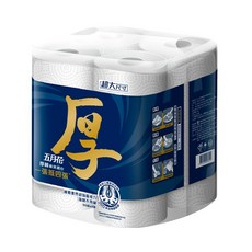 【五月花】厚棒3層廚房紙巾-超大尺寸 60組 4捲 1袋, 1個
