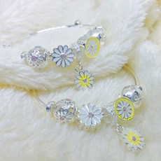 儒家寶寶 純銀小雛菊寶寶手鐲 S999足銀 滿月/彌月/周歲禮 親子飾品