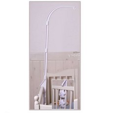 아기모빌대 신생아모빌대 튼튼키다리 4단 모빌거치대 침대용 간편설치, 벌크형