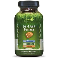 Irwin Naturals 3合1骨骼配方液體軟膠囊, 1個, 90入