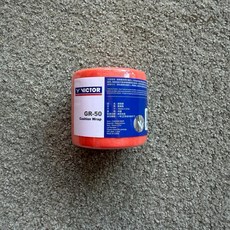 VICTOR GR-50 緩衝膜 適用於球拍握把, 橘, 1個