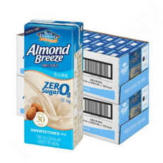 아몬드브리즈 언스위트 제로슈거 190ml 24팩, 48개