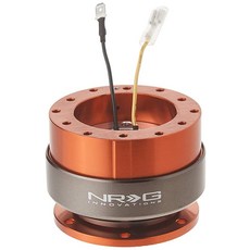 NRG Innovations SRK-200RG 퀵 릴리스 (로즈 골드 바디/티타늄 크롬 링), 오렌지 바디/티타늄 크롬