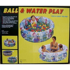 *企鵝寶貝*圓形球池、泳池、遊戲屋，附100顆球，多功能遊戲空間，色彩鮮豔，輕巧易組裝, 1個, Multicolor