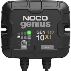 NOCO Genius GENPRO10X1 1뱅크 10암페어 (뱅크당 10암페어) 완전 자동 스마트 마린 충전기 12V 온보드 배터리 유지 장치 및 온도 보정 탈황기_171, NOCO Genius GENPRO10X1, 1뱅크, 1